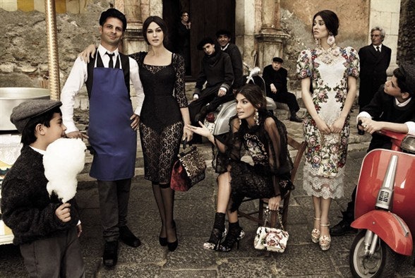 Brand management: Dolce & Gabbana advert appeals to the values of life in Sicily as truely authentic Italian