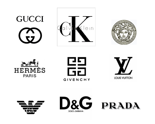 Fashion Brands, logos and symbols