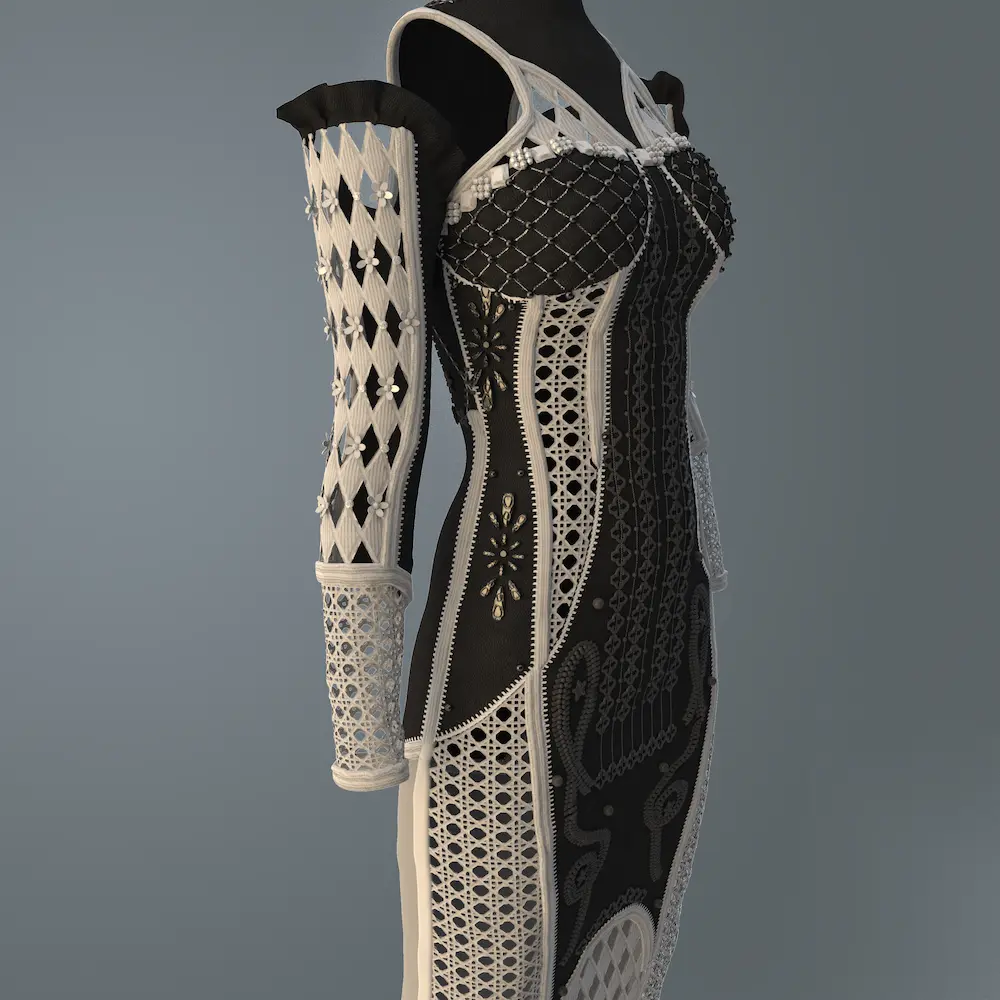Digital Fashion: 3D Digital Dress by Z-Emotion