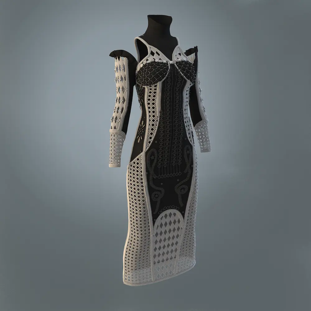 Digital Fashion: 3D Digital Dress by Z-Emotion