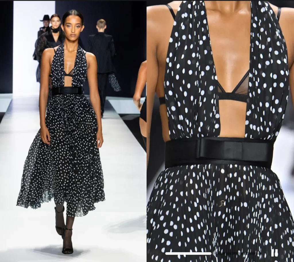 Dolce & Gabbana Spring Summer-'24 black & white dress