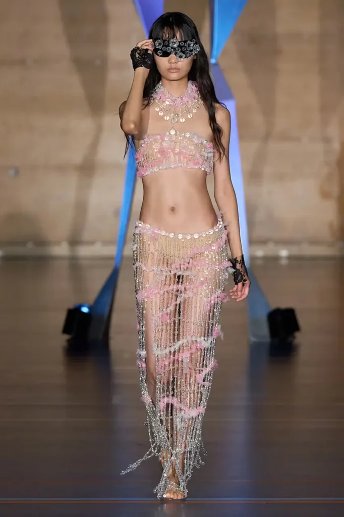 Susan Fang Spring-Summer 2024 Sheer-dresses