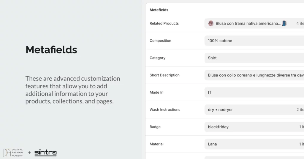 We'll explain how Shopify meta data and Shopify meta-fileds objects work and how to use them to customize the sopping experience